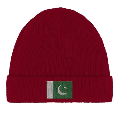 Bonnet en coton drapeau du Pakistan aux finitions soignées