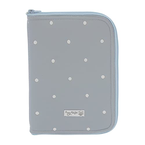 Rosy Fuentes Portadocumentos Bebé - Ideal para Almacenar Documentos Importantes - Diseño Elegante con cierre con cremallera 0-azul empolvado