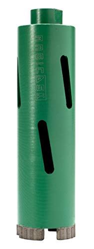 MAGICDSK FL52190 Corona/Foretto diamantata a saldatura laser professionale, Ø 52mm, carotaggio max 160mm, attacco M16, taglio a secco/acqua: cemento armato, laterizi, graniti, pietra