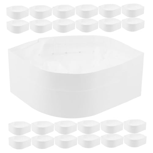 Toque de chef jetable en papier blanc pour retenir les cheveux et cuisiner proprement