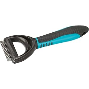 Trixie Pet Deshedding Undercoat Rake for Cats and Dogs Detangle and Thin 2 X 7 5x18cm  Cucciolini Doodles Trixie pet deshedding undercoat rake for cats and dogs detangle and thin 2 x 7 5x18cm   cucciolini doodles