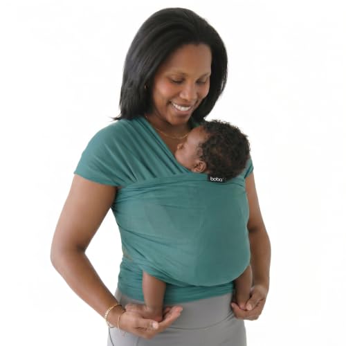 Image of Boba Baby Wrap Carrier Green Mesh