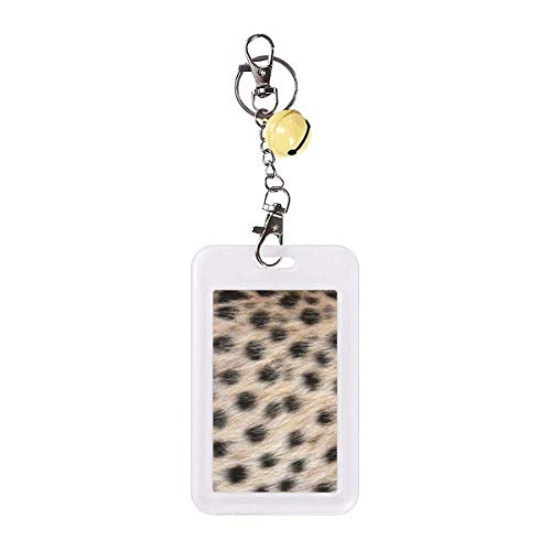 Badge protection carte crédit idéal transport motif léopard plume chic