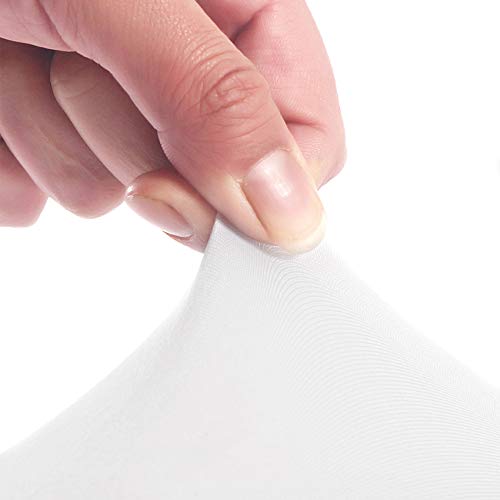 Image of 6FT Rectangular Fitted Spandex Table Cover Polyester Tablecloth Stretch Spandex Table Cover for Wedding and Party (6ft, Black)