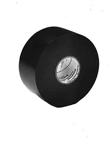3M Scotchrap Vinyl Corrosion Protection Tape 50, Unprinted, 1-1/2 in x 100 ft, Black, 1.5 in core