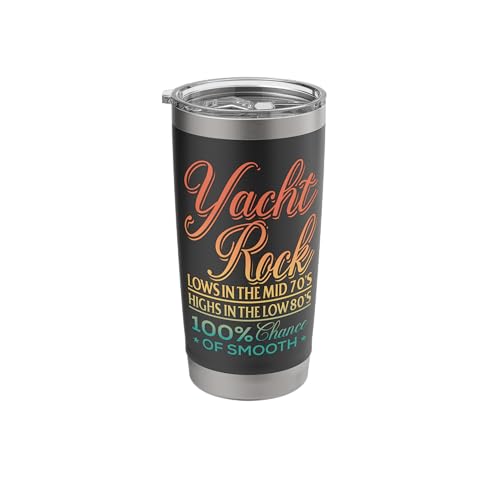 Retro Yacht Rock Music Mid 70s Low 80s - Yacht Rock Stainless Steel Insulated Tumbler