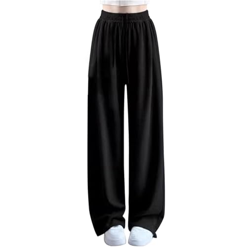 Girls Wide Leg Sweatpants Boys Baggy Casual Elastic Waist Sweat Pants with Pockets Athletic Jogger Pants for Kids