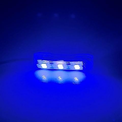 Small Aquarium Led Light, Multicolor Led Fish Tank Light for Freshwater Plants Aquarium Fish and Aquatic Pets Accessories (Blue Light) Cover
