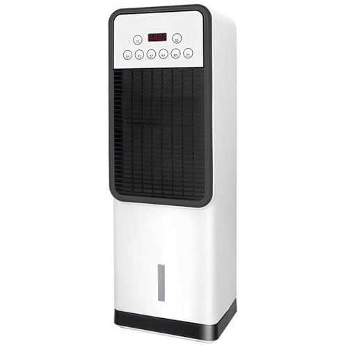 lyxamjrzyp Ventilador De Aire Acondicionado, Ventiladores Sin AspasfríO y Calor, Ventilador PortáTil 2 en 1 De Torre De FríO y Calor, para Hogar y Oficina