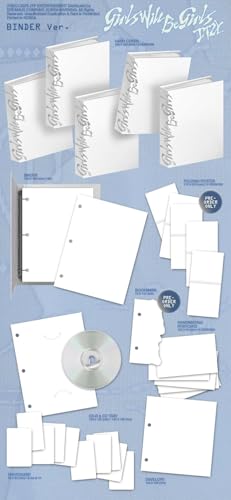 IT'ZY Girls Will Be Girls [Binder Ver.] Album+Pre-Order Gift (5 ver. SET) + Extra photocards