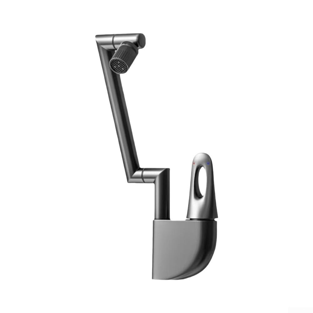 Rubinetto Bagno Rotante in Ottone Controllo Caldo per freddo(white)