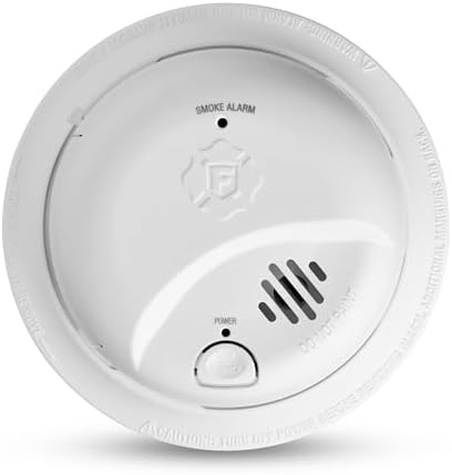 First Alert Smoke Alarm, Battery-Operated Detector with Test & Si...