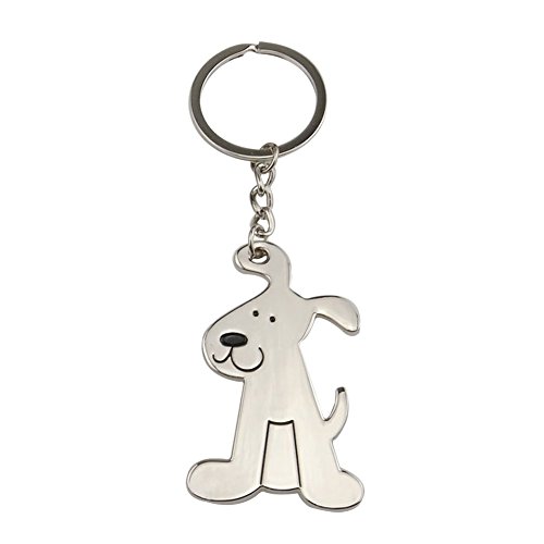 Preisvergleich Produktbild Ogquaton Anhänger Schlüsselring personalisierte Metall Pastoral Hund Schlüsselanhänger Schlüsselanhänger langlebig und nützlich