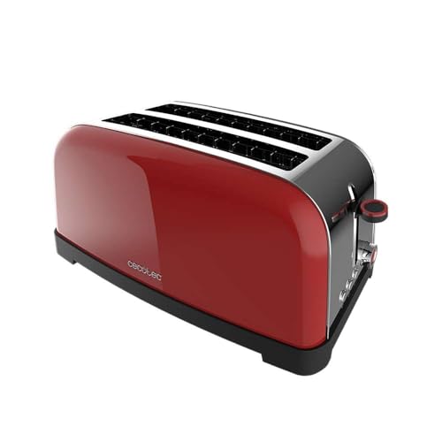 Grille-Pain Cecotec Toastin' Time 1500 – 1500 W, Capacité 4 Tartines, 7 Niveaux de Brunissage - vue 2