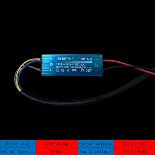 Driver LED 20W étanche transformateur AC85V-265V pour éclairage constant - 4