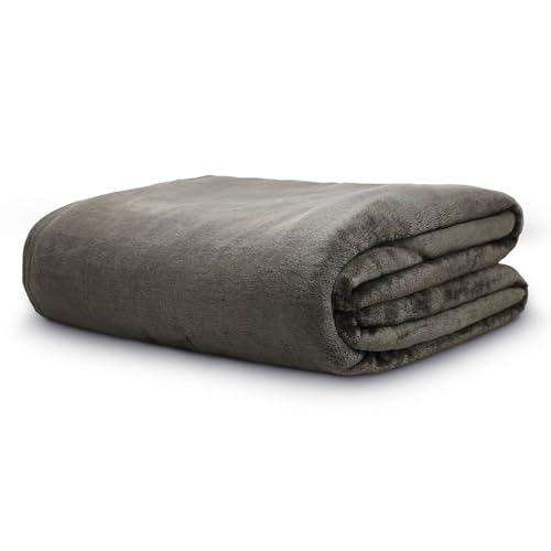 Cobertor Solteiro Neo Velour 300g 150x220cm Marrom Camesa