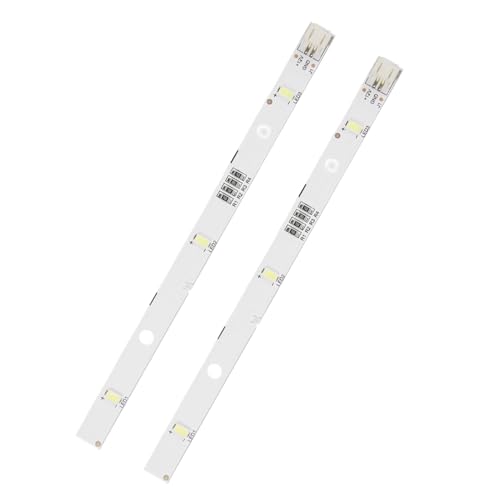 Lot de 2 Bandes Lumineuses Led Frigo pour Réfrigérateur RONGSHENG/HISENSE, Lumiere Frigo Ampoule de Rechange pour RONGSHENG/HISENSE 1629348 E349766 MDDZ-162A DC12V 2 W Kenwood KIFF5017 KIFF5020