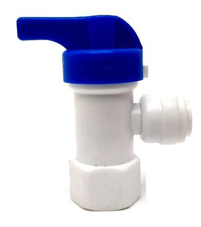 Image of IONIX Ro pressure tank with tank valve, RO Pre-Pressurized Water Storage Tank | Ro Pressure Tank with 4 Gallon Capacity