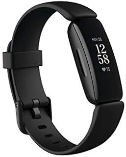 Fitbit Inspire 2 Health & Fitness Tracker with a Free 1-Year Fitbit Premium Trial, 24/7 Heart Rate, Black/Black, One Size (S & L Bands Included)