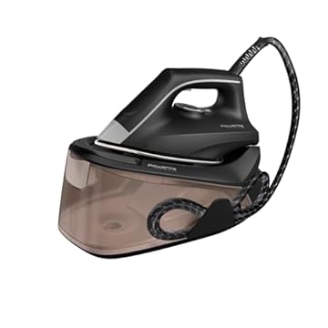 Rowenta Easy Steam, Ferro da Stiro con Generatore di Vapore ad Alte Prestazioni, Vapore Continuo da 110 g/min,Colpo Vapore da 270 g/min, Pressione 5,6 bar, Serbatoio da 1,4 L, Modalità Eco, VR7141