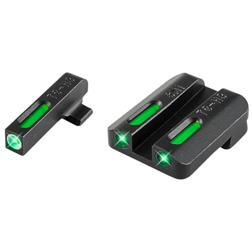 TRUGLO TFX Handgun Sight | Durable Shock-Resistant Compact Brightly Glowing Tritium & Fiber-Optic Xtreme Day/Night Sight, Compatible with Steyr Mannlicher Handguns