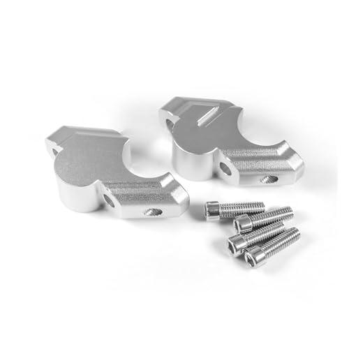 Rehausseur de guidon moto Tenere 700 en aluminium CNC argent