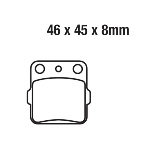 Plaquettes de frein à disque frittées TRX250 LT-Z400 quad