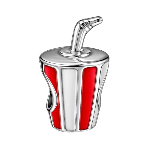 BlingNuts Coke Cola Dangle Charm Compatible with Pandora Charms Bracelets Birthday Bead Gift for Women Granddaughter