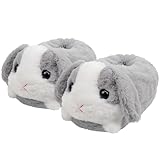 aopuro women animal slippers fluffy cute slip-on comfy plush house shoes warm novelty slippers