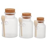 Photo Gallery ultechnovo 3 pezzi bottiglie ricaricabili per con cucchiaio in legno contenitori ermetici per bagno e maschere vasetti per imballaggio cosmetico stoccaggio e multifunzionale Photo Gallery ultechnovo 3 pezzi bottiglie ricaricabili per con cucchiaio in legno contenitori ermetici per bagno e maschere vasetti per imballaggio cosmetico stoccaggio e multifunzionale