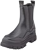 Vegan, Perfekt Fit Buffalo Damen Aspha Wave Mode Stiefel, Schwarz, 39 EU