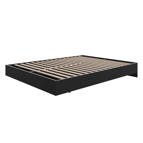 Nexera Platform Bed, Black, Queen