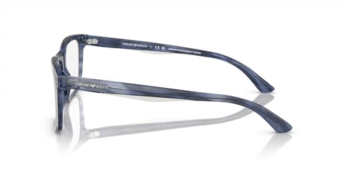 Image of Emporio Armani mens Ea3227 Square Prescription Eyewear Frames