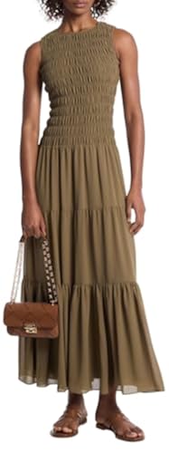 Image of Michael Kors Women's Smocked Tank Dress