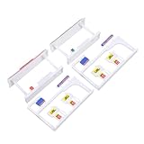 FUNNETOYU DIY Verkehrszeichen Modell aus Abs Sicher und Glatte Oberfläche Pädagogisches Bastelspielzeug für Sandkasten Buswartehalle und Tankstellen Landschaftsdekoration Geschenk für