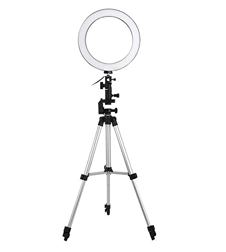 Ruskin Ring Light with Stand 10" inch Professional Big LED Ring Light with 48 Inch Tripod Stand | 3 Color Modes Dimmable Lighting for Video Recording for YouTube