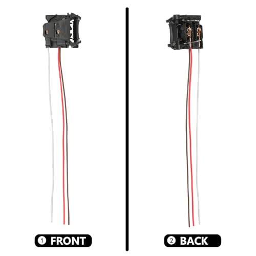 Konuooer 2 Stück H7 Glühbirnenfassungen sockel stecker mit Ford Focus MK2 MK3 Scheinwerferbirnen Lampenfassung Kompatibel mit 20 cm Langem Kabel