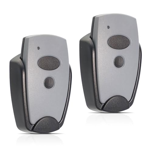 Abridor de puerta de garaje mando a distancia para mando a distancia Marantec 868,3 MHz, 2 unidades, mando a distancia de 2 canales, compatible con Marantec Digital 302 384 304 313 321 323 131