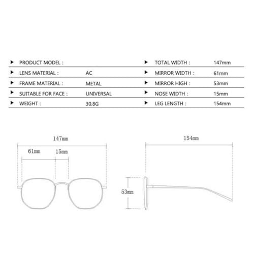 Lunettes de soleil vintage homme aux finitions de luxe
