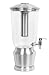 BirdRock Home 1.5 Gallon Stainless Steel Beverage Dispenser with Ice Container, Stand & Spigot - Round - BPA Free Clear Tritan Plastic