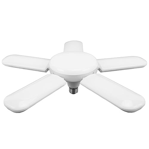 OUKENS LED Garage Light Bulb, 100W Garage Ceiling Lights 5 Adjustable Panels 8000lm E26 E27 6500K Daylight LED Shop Lights 85?265V,Basement Barn Ceiling Lights