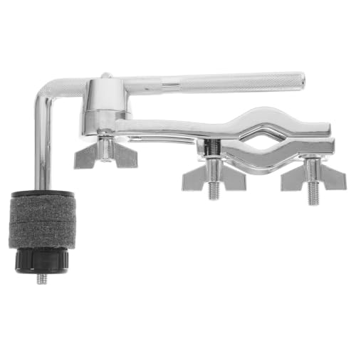 Clamp para platillo de batería color plateado ajustable miniatura 1