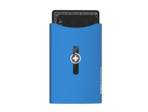 Wagner Super Slim Wallet, Blue SW703, One Size