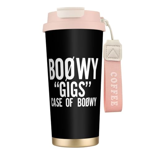 タンブラー ボウイ Boowy Boowy グッズ 水筒 コーヒーカップ コンビニカップ ステンレスボトル 保温保冷 ストロー付き 持ち運び 直接ドリップ 大容量 おしゃれ プレゼント