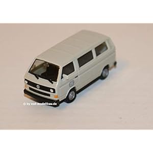 Herpa- VW T3 Kombi Deutsche Bundesba, Colore Colorato, 093873 - immagine 3