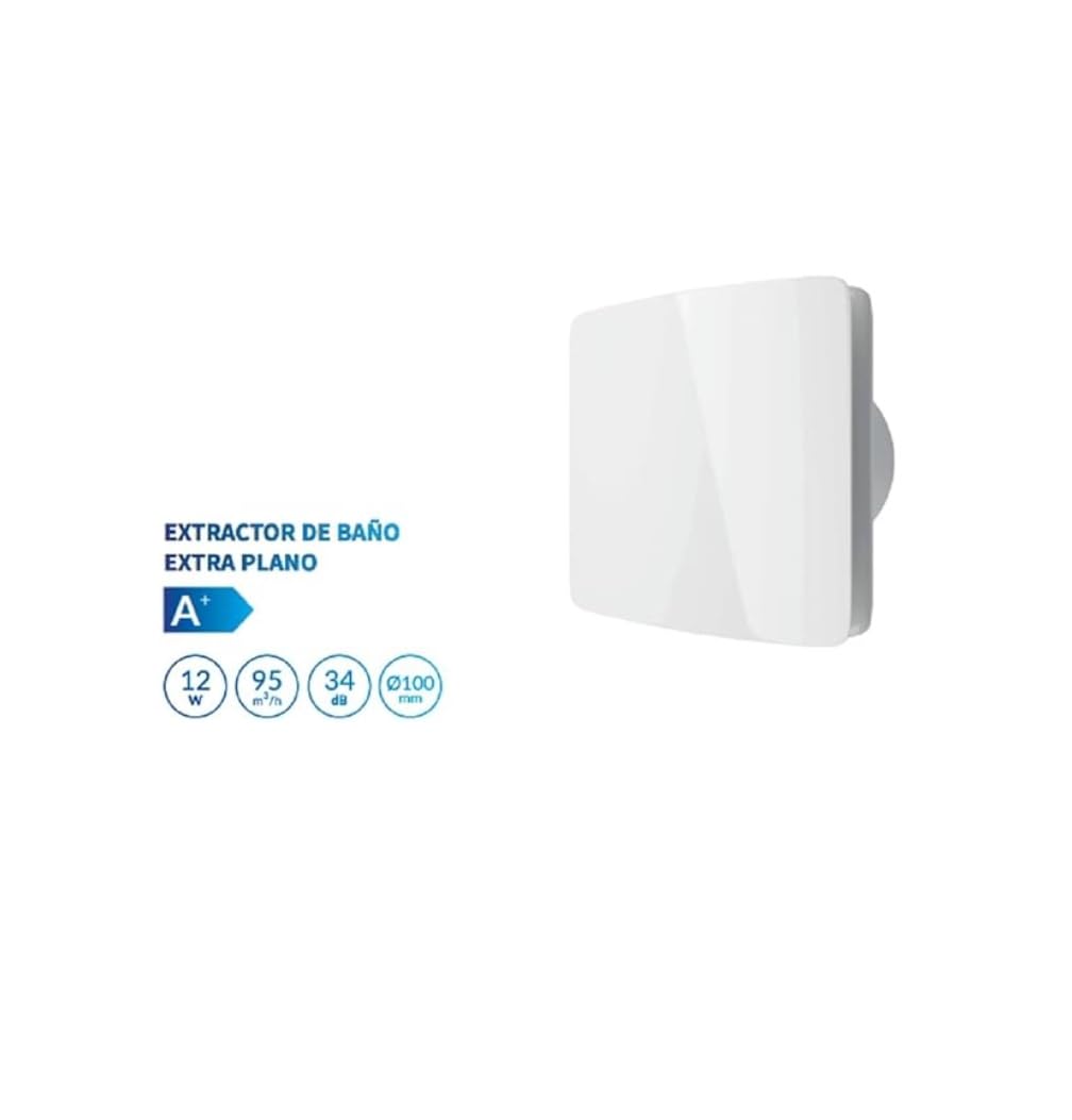 Bathroom Extractor Fan 12 W Air | Vacuum V-3 | Ultra Quiet - View #12