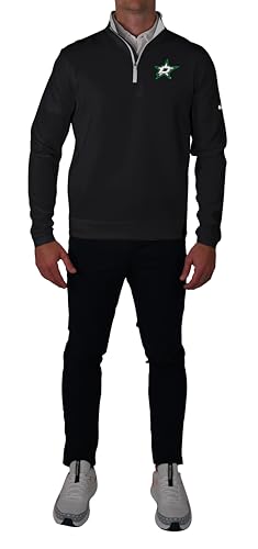 Columbia Golf Men's Dallas Stars Omni-Wick Wickhams Hills 1/4 Zip Pullover2