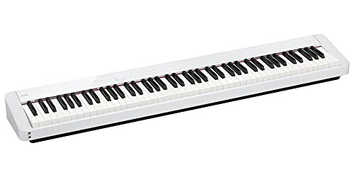 Image of Casio PX-S1100 Privia Digital Piano - White Bundle with CS-68 Furniture Stand, SP-34 Three Pedal System, Furniture Bench, Instructional Book, Instructional Video, and Austin Bazaar Polishing Cloth