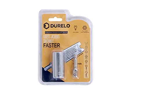 Image of DURELO DUS-54 Universal Socket 7-19MM with Adapter 3 /8-inch