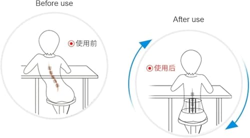 Correcteur de posture pour le bureau et la maison avec dossier de support réglable - 5